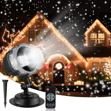 LED Weihnachten Schneeflocke Licht