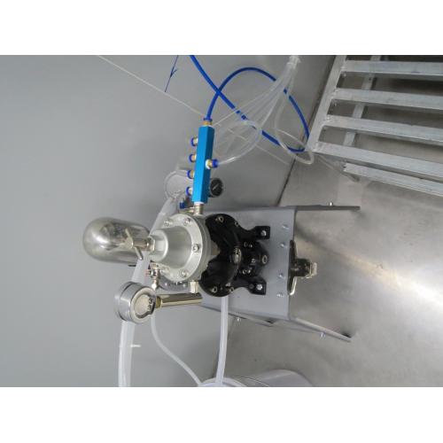 Semi-automatic stair column painting machine