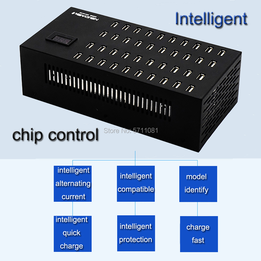 Station de charge USB 40 Port