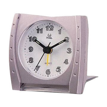 Traveling Alarm Clock with CE and RoHS Marks, OEM Orders are Welcome