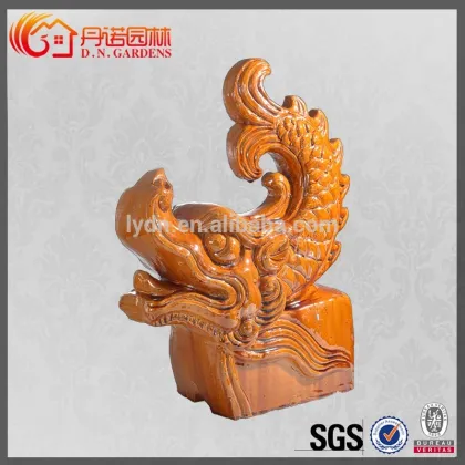 chinese dragon decorations customized design Chinese style garden roofing tiles