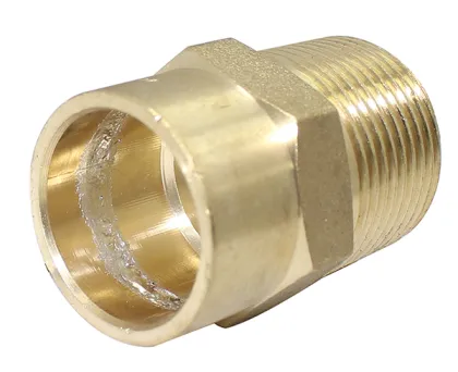 Solder Ring Brass Male Adapter