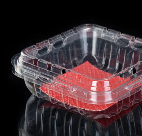 PET blister tray for fruit packaging
