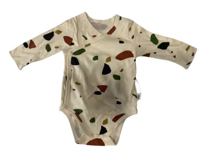 95% Cotton 5% Spandex Baby Button Pajamas