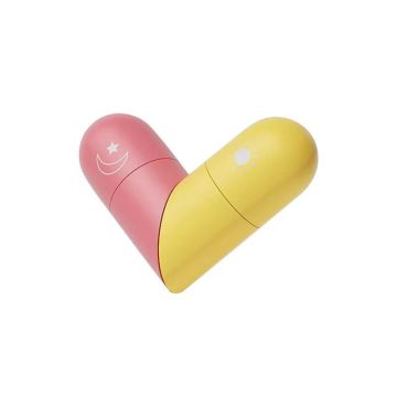 Balli per labbra vegani biologici logo personalizzato - IDROVUTIZZAZIONE NOTTE DI VERSE DEGLIETTO DI VIAGGIO CON VITAMINA C