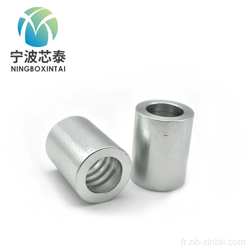 Carton en acier de tuyau hydraulique Ferrule