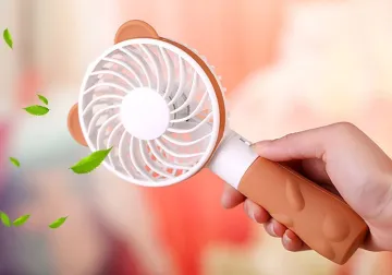 USB Rechargeable Handheld Cute Mini Bear Fan