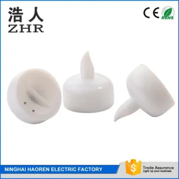 Set Of 3 Flameless Wax Mood LED Candles With Battery Operated