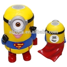 Despicable Me low price promotional gift bluetooth speaker microphone