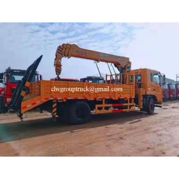 Dongfeng 8 ton truk hidrolik xcmg crane