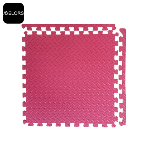 Red Interlocking Gym EVA Foam Exercise Mat