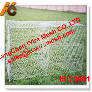 Factory!!!!!!! Low!!!!!!! KANGCHEN 140mm*160mm galvanized gabion mesh /flood fighting net cage