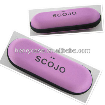 factory munfacturing plain shade eva eyeglasses case with zipper
