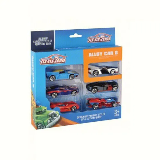Hot Selling Alloy Diecast Car Toy Set with Free Wheels - 1/64 Scale Metal Vehicles