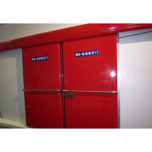 Cold storage freezer sliding rapid door