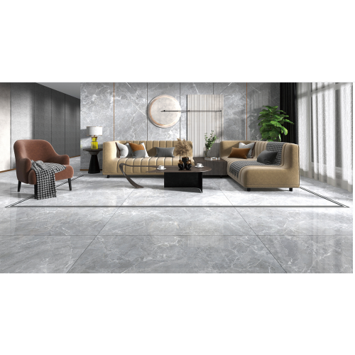 Marmurowe płytki ceramiczne porcelanowe z błyszczącym wykończeniem 750 * 1500 mm