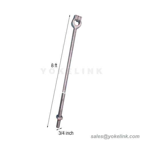 Tripleye Guy Wire Anchor Rod For Utility Pole