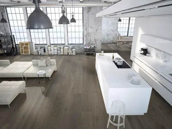 Reactive Stain UV Oil Engineered Wooden Flooring