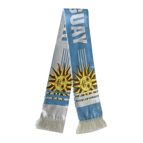 Polyester Uruguay national flag football fans cheering scarf