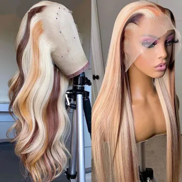 Foxen Body Wave Hd Lace Front Wig Pre Pluck Highlight Human Hair Preplucked Closure Wigs For Women Transparent Lace Frontal Wig