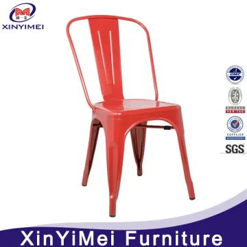 strong french metal bistro vintage chair