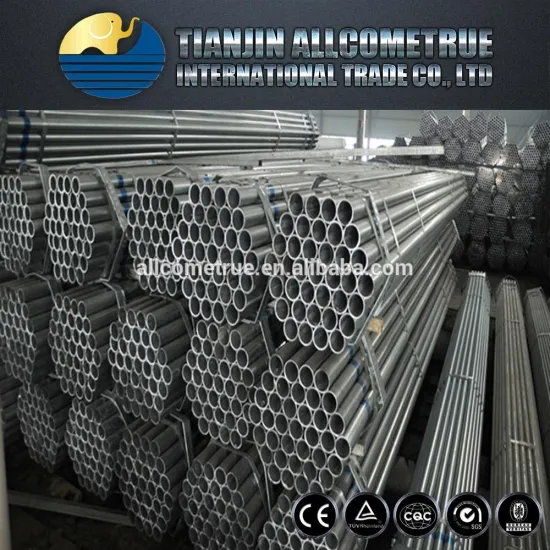 thin wall galvanized steel 6 inch pipe