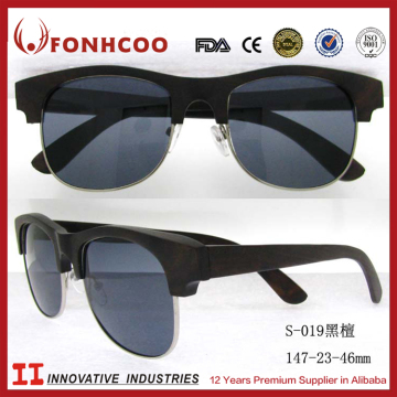 FONHCOO Facotry Best-Selling Wholesale Black Sandalwood Wooden Sunglasses In China