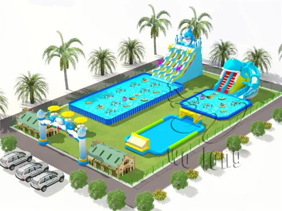 Professional Commercial inflatable water park