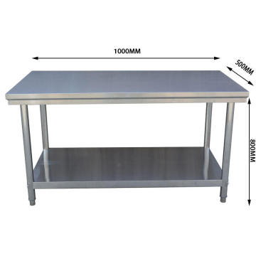 Stainless Steel Food Prep Worktables for Restaurant Kitchens