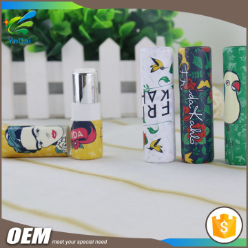 OEM decorative printed lip balm tube paper eco friendly with your own logo