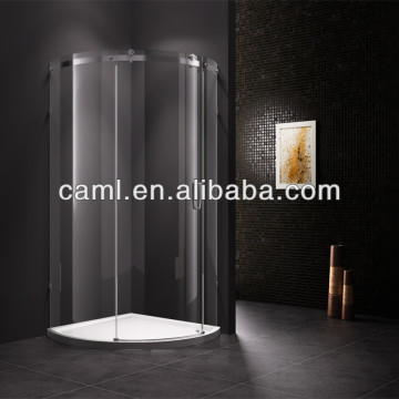 Aluminum alloy frame tempered glass shower cabin glass shower cabin with shower tray