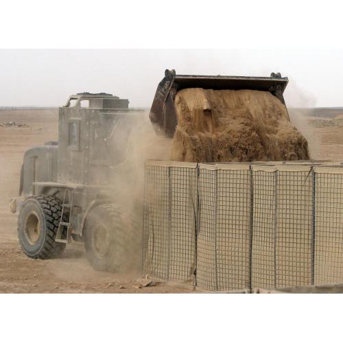 Defensive bastion hesco barriers for military sand wall