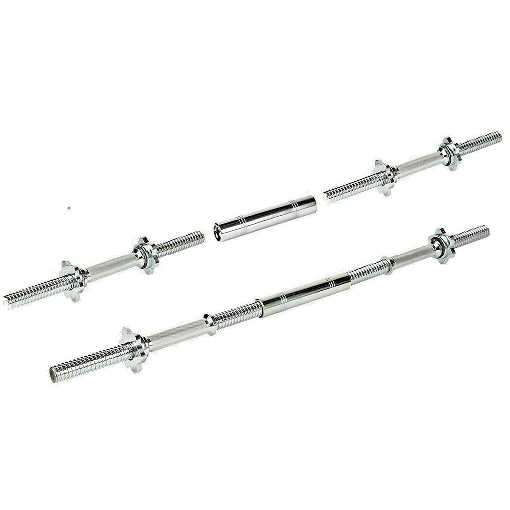 Steel Dumbbell Connecting Bar Connector Extender Joint Rod Attachment