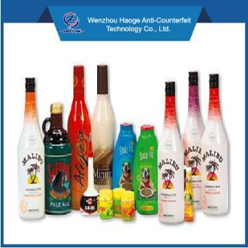 colorfull printing shrink wrap labels for bottle