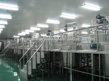 equipment for producing shampoo