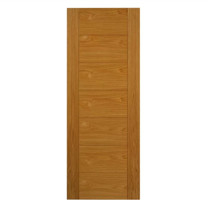 Portas de madeira niveladas laminadas