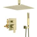 SHAMANDA Ceiling Mounted Brass Shower Set