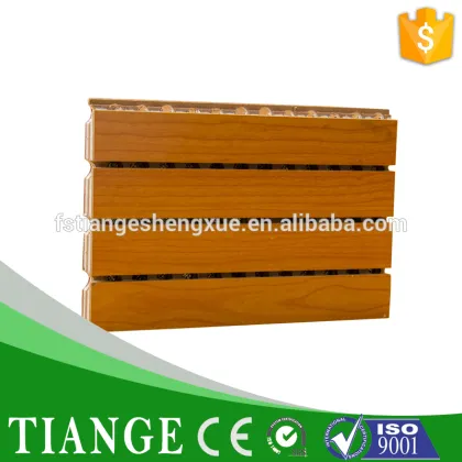 Sound insulation perforated acoustic wall panel board studio acoustic soundproofing