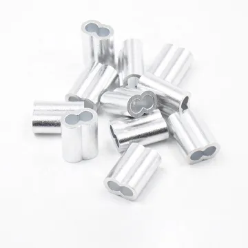 500pcs/Bag Aluminum Double Barrel Crimp Sleeves 6.0*12.0*20mm