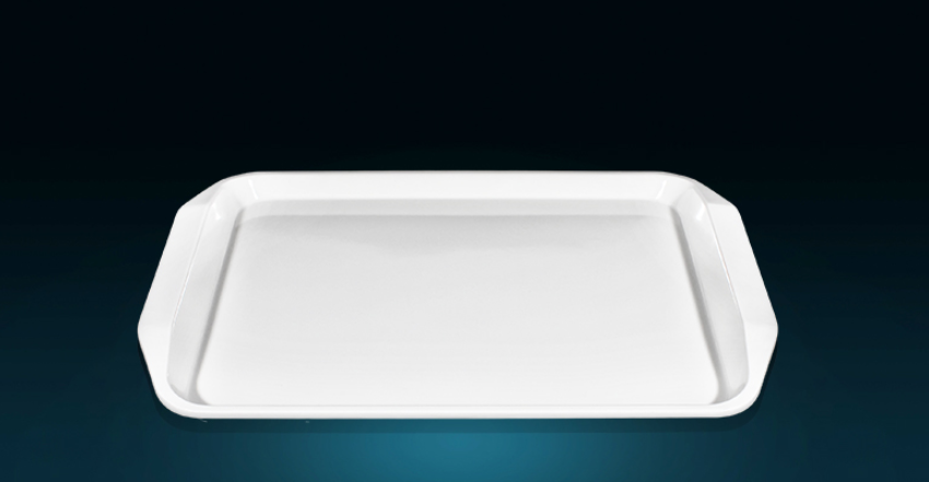 Large Size Melamine Serving Tray with handles