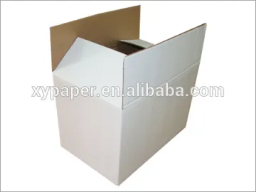 small white mailing boxes