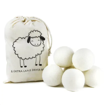 Wholesale Eco-Friendly Wool Dryer Balls with Bag - New Zealand Organic Laundry Solution