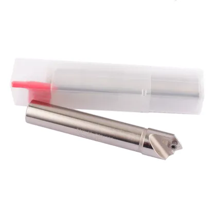 SSK Chamfer Cutter with 45 Degree APMT 1135 1604 Carbide Inserts Holder (C16, C20) for CNC Lathe and Milling - 40CrMo End Mill