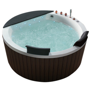 Round Freestanding Bathtub Acrylic Soaking Function