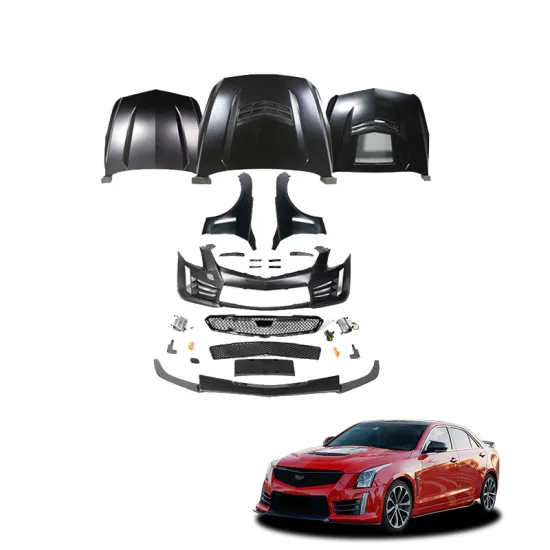 Langyu 13-19 Cadillac ATS Front Bumper Assembly Fender Body Kit with Engine Hood