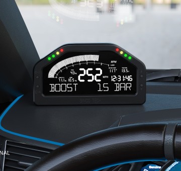 Sincotech 6.5 '' LCD Instrument Cluster OBD2 Race Dash-11-in-1-Autokresatze/U/min/Volt/Kraftstoff/Boost/Wassertemperaturmesser (DO921)