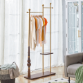 Contemporary Coat Rack Featuring Dual Wood Layers