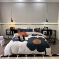 Nova arrivreal 100% algodão floral estampado lençóis de cama