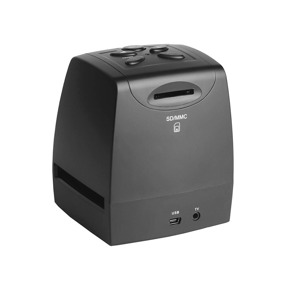Protable Negative Film Scanner 35/135mm Slide Film Converter Photo Digital Image Viewer with 2.4" LCD Build-in Editing Software