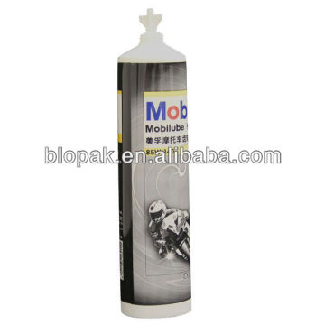 Motor oil tube plastic twist off tube